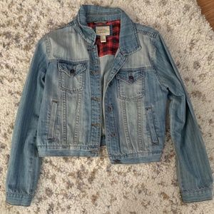 Distressed Jean Jacket with Studs